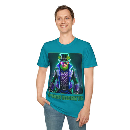 Cipher McByte DKcolors Unisex T-Shirt by cypherpunkgear – cypherpunkgear.com | Cypherpunk Merch