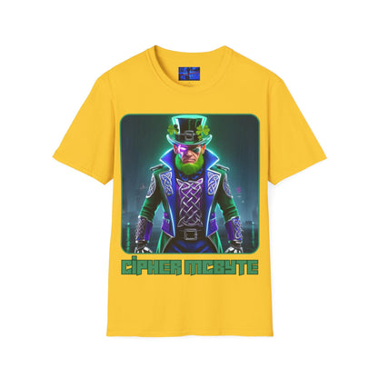 Cipher McByte LTcolors Unisex T-Shirt by cypherpunkgear – cypherpunkgear.com | Cypherpunk Merch
