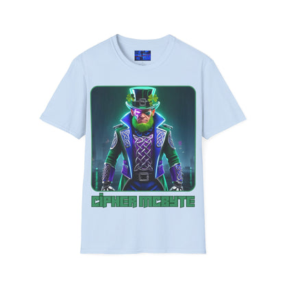 Cipher McByte LTcolors Unisex T-Shirt by cypherpunkgear – cypherpunkgear.com | Cypherpunk Merch