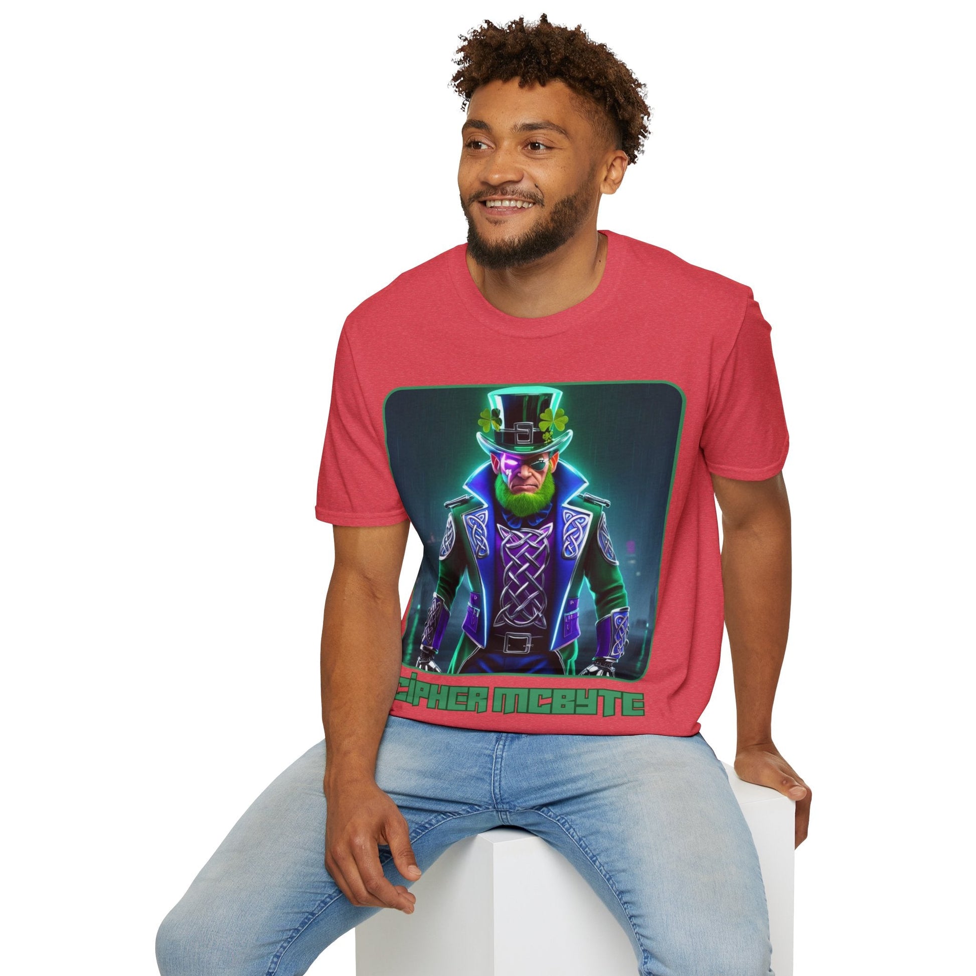 Cipher McByte LTcolors Unisex T-Shirt by cypherpunkgear – cypherpunkgear.com | Cypherpunk Merch