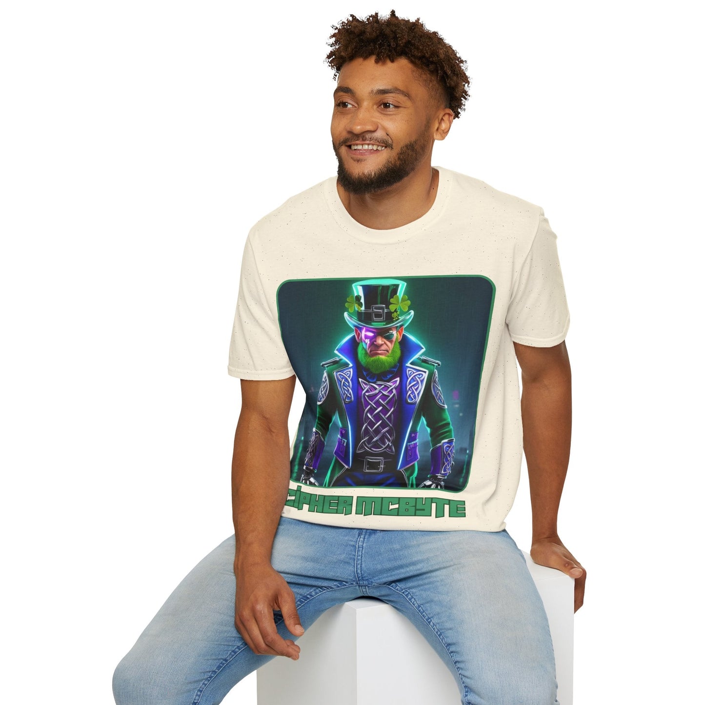 Cipher McByte LTcolors Unisex T-Shirt by cypherpunkgear – cypherpunkgear.com | Cypherpunk Merch