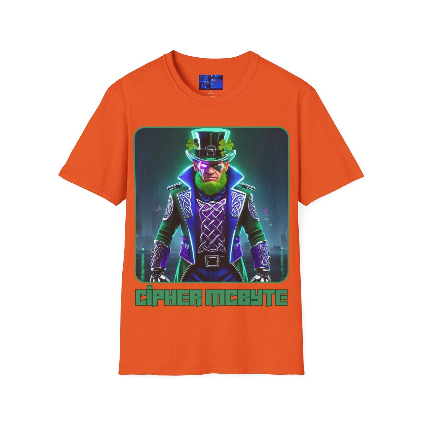 Cipher McByte LTcolors Unisex T-Shirt by cypherpunkgear – cypherpunkgear.com | Cypherpunk Merch