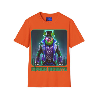 Cipher McByte LTcolors Unisex T-Shirt by cypherpunkgear – cypherpunkgear.com | Cypherpunk Merch