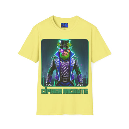 Cipher McByte LTcolors Unisex T-Shirt by cypherpunkgear – cypherpunkgear.com | Cypherpunk Merch