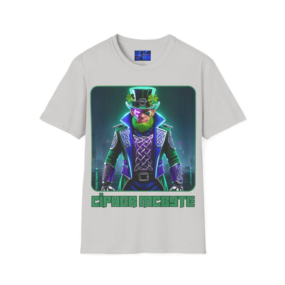 Cipher McByte LTcolors Unisex T-Shirt by cypherpunkgear – cypherpunkgear.com | Cypherpunk Merch