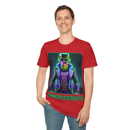 Cipher McByte LTcolors Unisex T-Shirt by cypherpunkgear – cypherpunkgear.com | Cypherpunk Merch