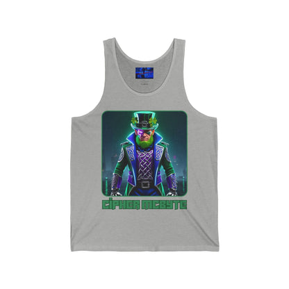 Cipher McByte Unisex Jersey Tank Top by cypherpunkgear – cypherpunkgear.com | Cypherpunk Merch
