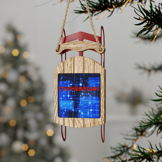 Cypherpunk Sled Ornament by cypherpunkgear – cypherpunkgear.com | Cypherpunk Merch