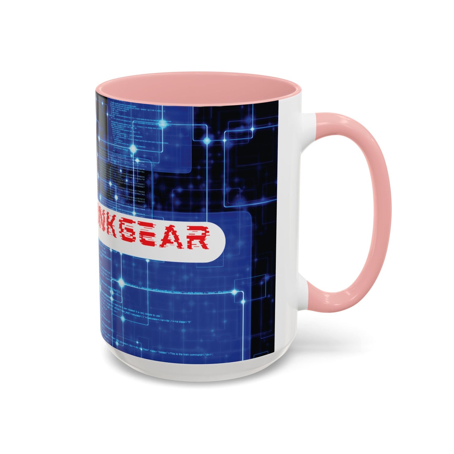 Cypherpunkgear logo Accent Mug by cypherpunkgear – cypherpunkgear.com | Cypherpunk Merch