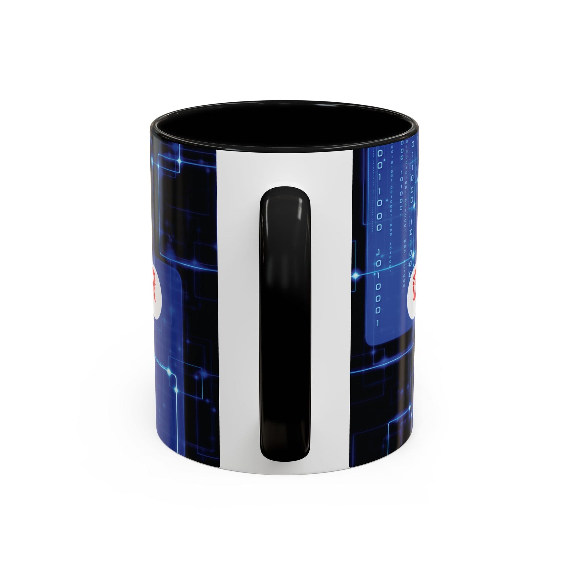 Cypherpunkgear logo Accent Mug by cypherpunkgear – cypherpunkgear.com | Cypherpunk Merch