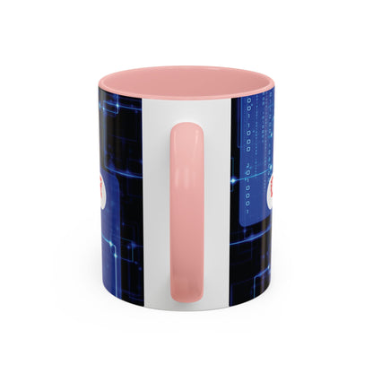 Cypherpunkgear logo Accent Mug by cypherpunkgear – cypherpunkgear.com | Cypherpunk Merch