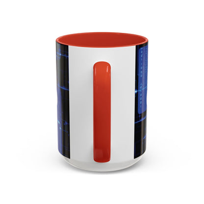 Cypherpunkgear logo Accent Mug by cypherpunkgear – cypherpunkgear.com | Cypherpunk Merch