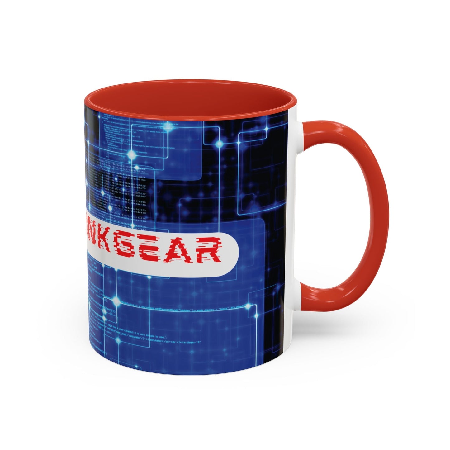 Cypherpunkgear logo Accent Mug by cypherpunkgear – cypherpunkgear.com | Cypherpunk Merch
