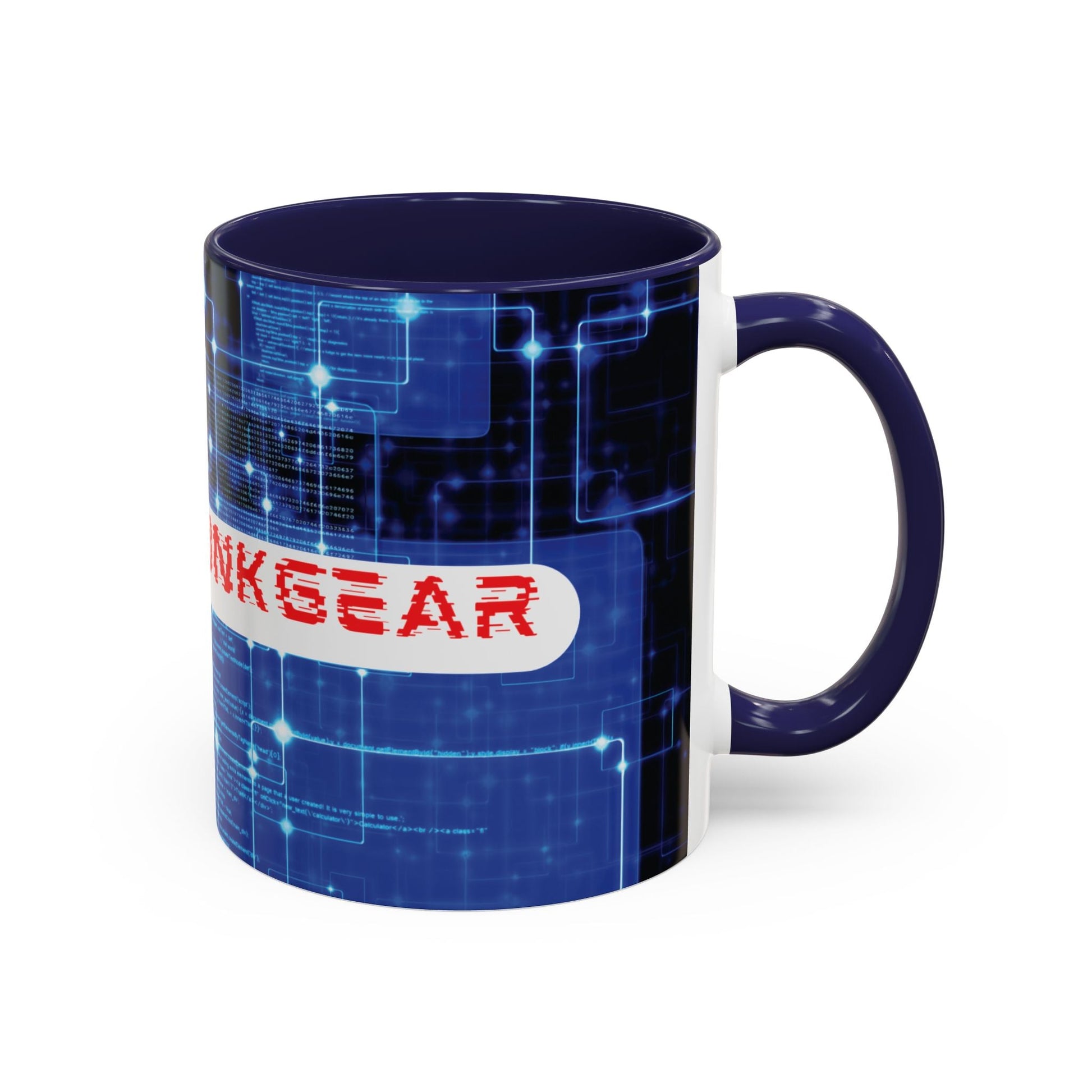 Cypherpunkgear logo Accent Mug by cypherpunkgear – cypherpunkgear.com | Cypherpunk Merch