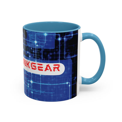 Cypherpunkgear logo Accent Mug by cypherpunkgear – cypherpunkgear.com | Cypherpunk Merch
