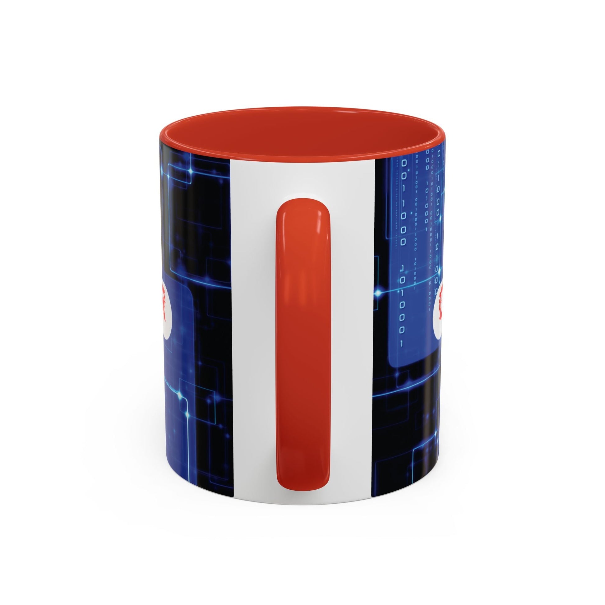 Cypherpunkgear logo Accent Mug by cypherpunkgear – cypherpunkgear.com | Cypherpunk Merch