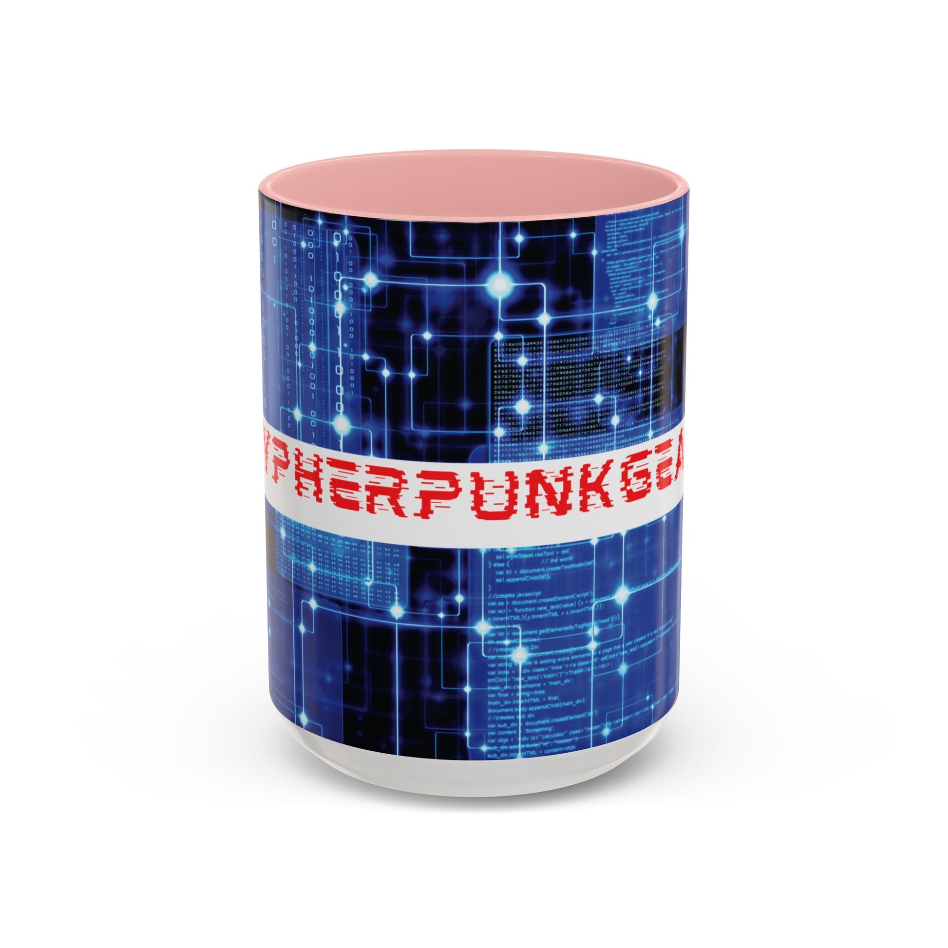 Cypherpunkgear logo Accent Mug by cypherpunkgear – cypherpunkgear.com | Cypherpunk Merch