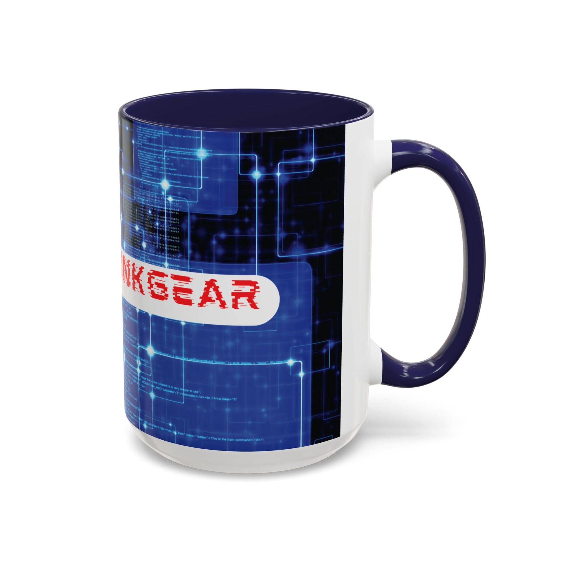 Cypherpunkgear logo Accent Mug by cypherpunkgear – cypherpunkgear.com | Cypherpunk Merch