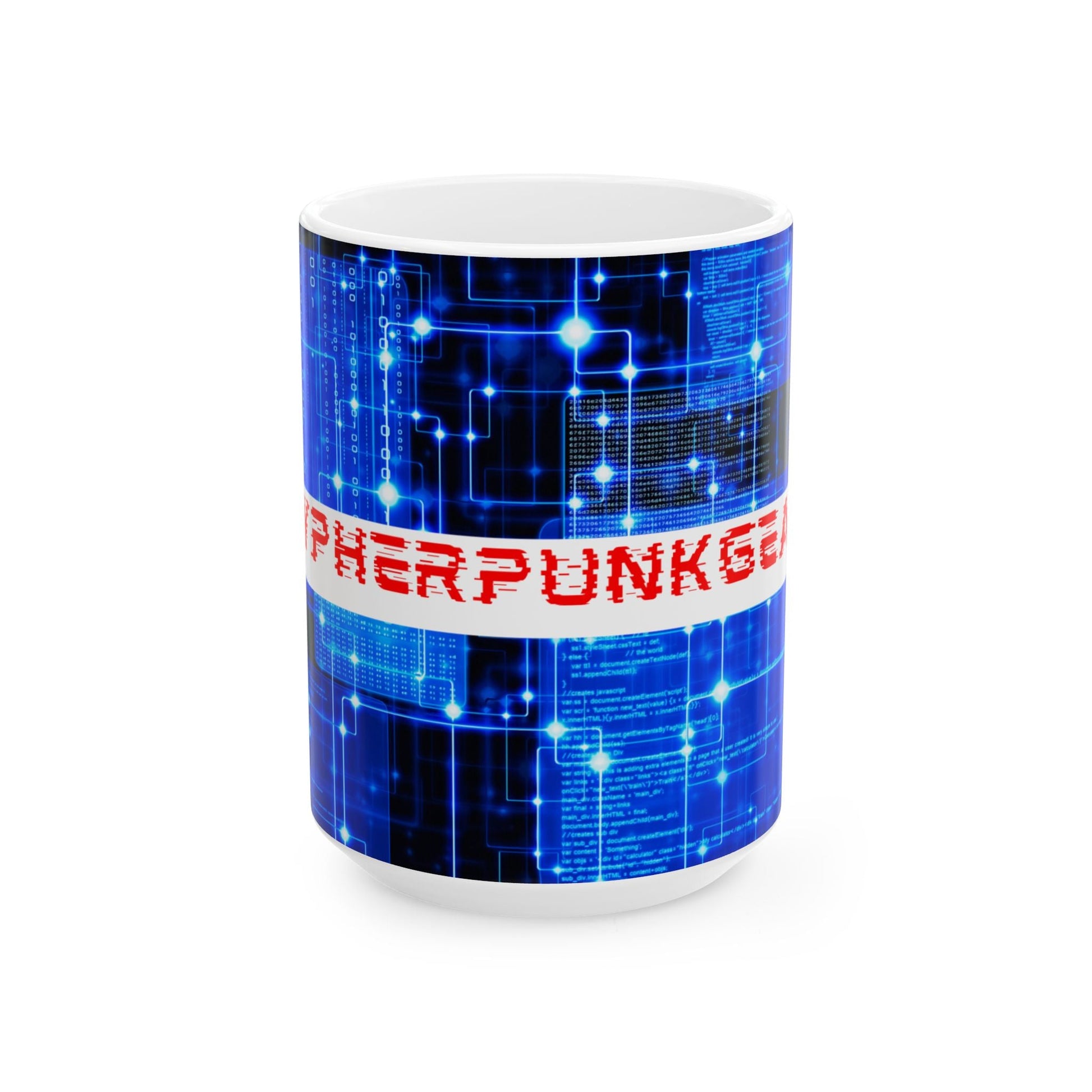 Cypherpunkgear logo White Mug by cypherpunkgear – cypherpunkgear.com | Cypherpunk Merch