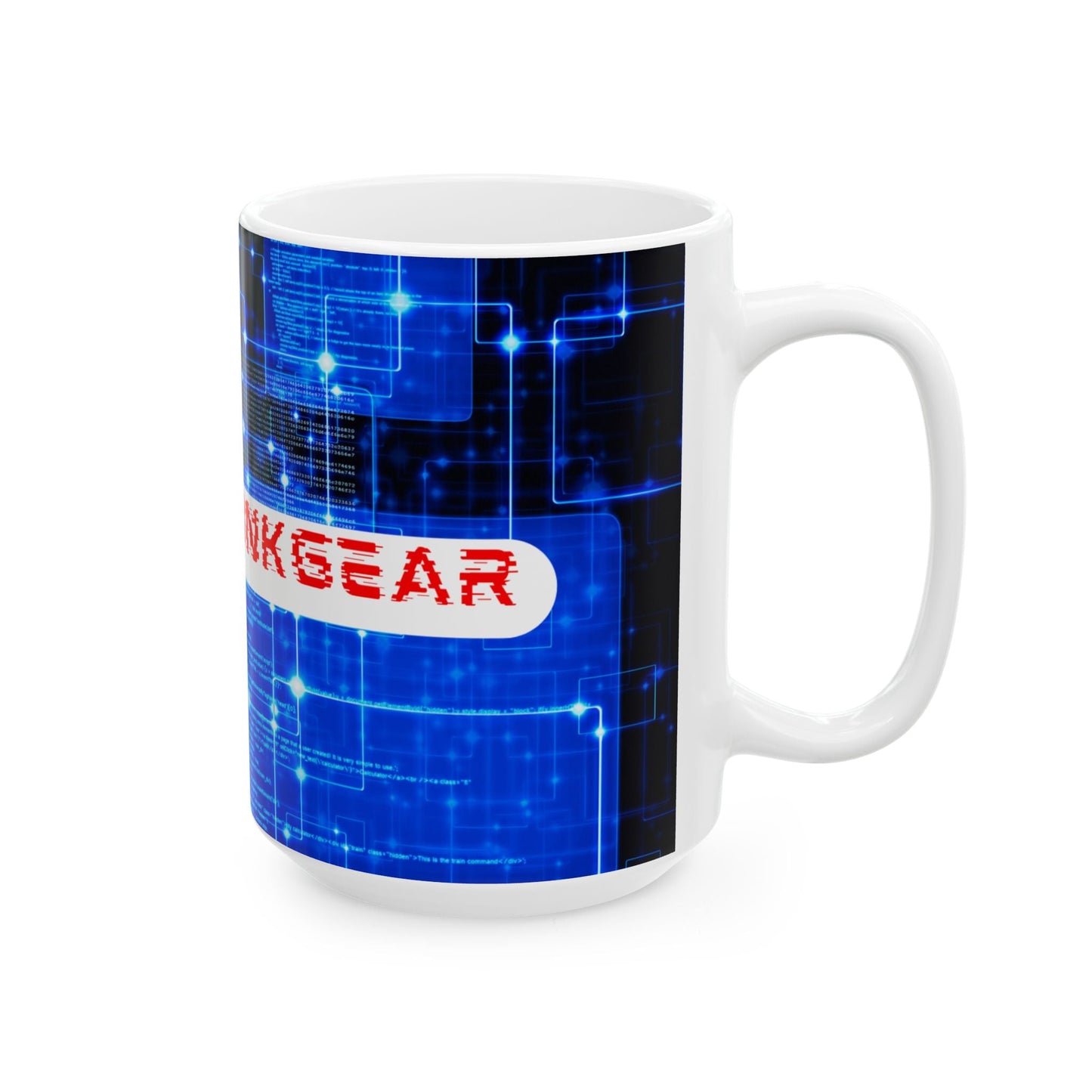 Cypherpunkgear logo White Mug by cypherpunkgear – cypherpunkgear.com | Cypherpunk Merch