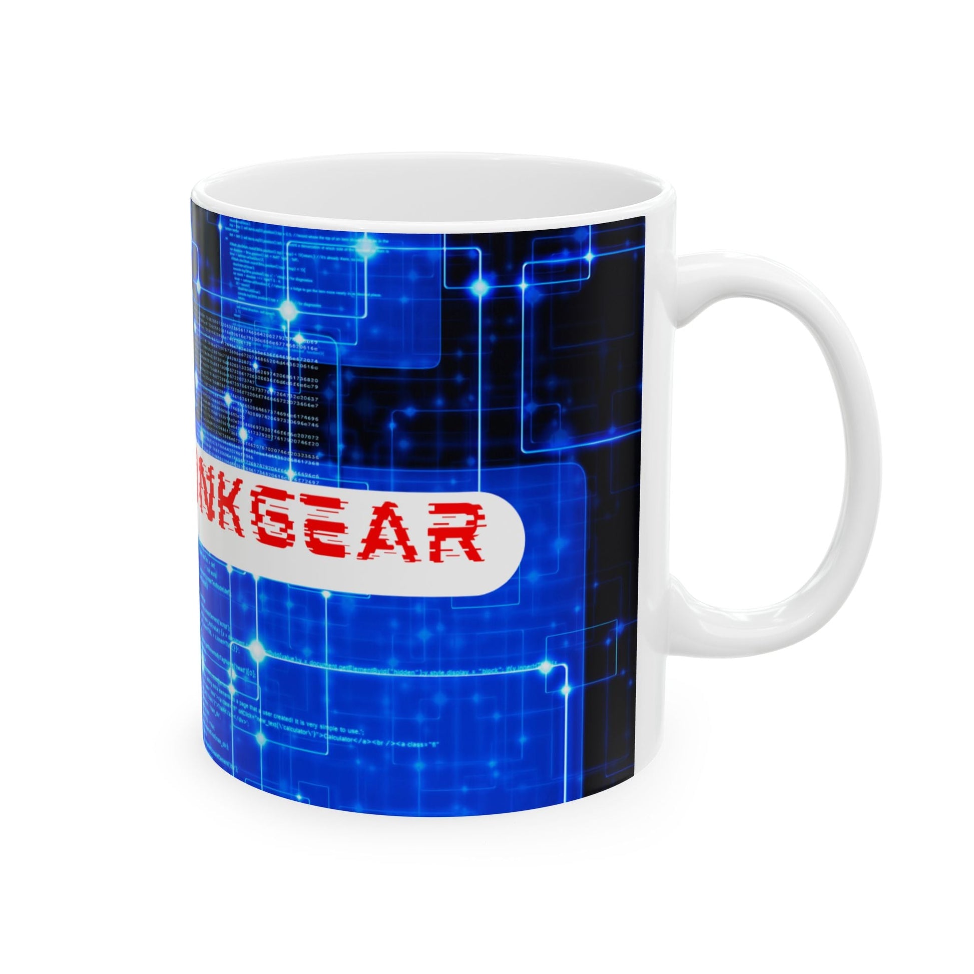 Cypherpunkgear logo White Mug by cypherpunkgear – cypherpunkgear.com | Cypherpunk Merch
