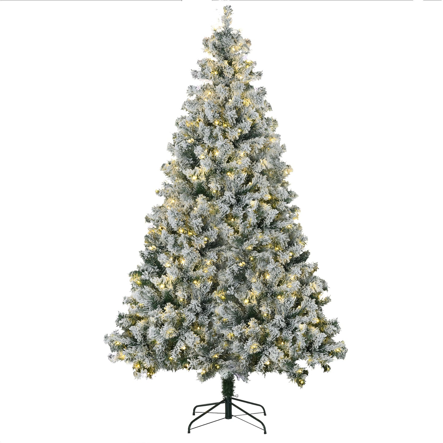 7.5ft Tall Prelit Artificial Christmas Tree