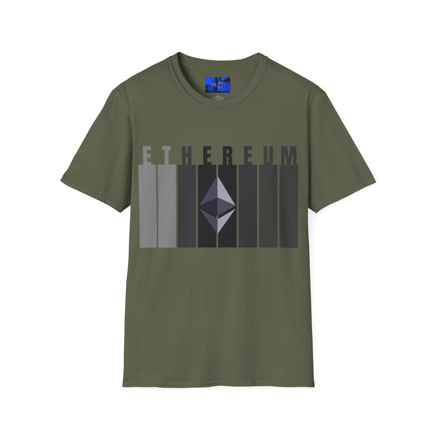 Ethereum (ETH) DKcolors Unisex T-Shirt by cypherpunkgear – cypherpunkgear.com | Cypherpunk Merch