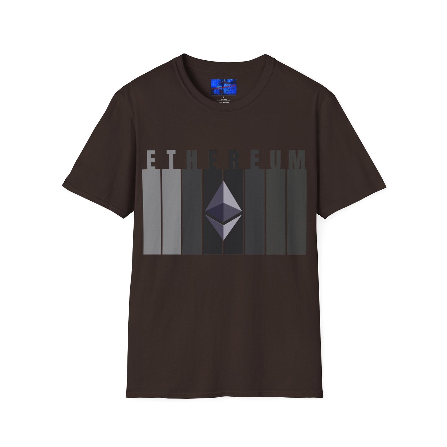 Ethereum (ETH) DKcolors Unisex T-Shirt by cypherpunkgear – cypherpunkgear.com | Cypherpunk Merch