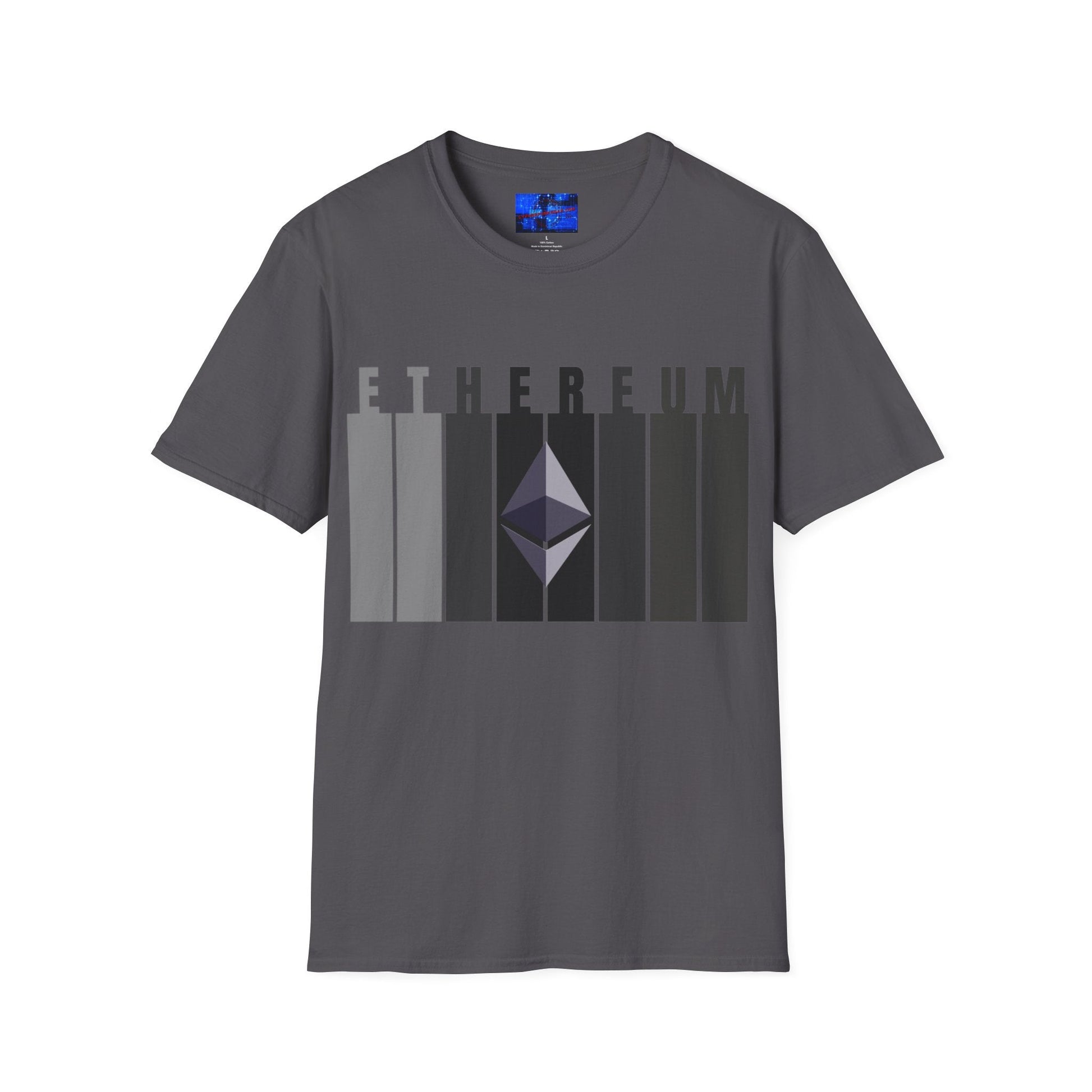 Ethereum (ETH) DKcolors Unisex T-Shirt by cypherpunkgear – cypherpunkgear.com | Cypherpunk Merch