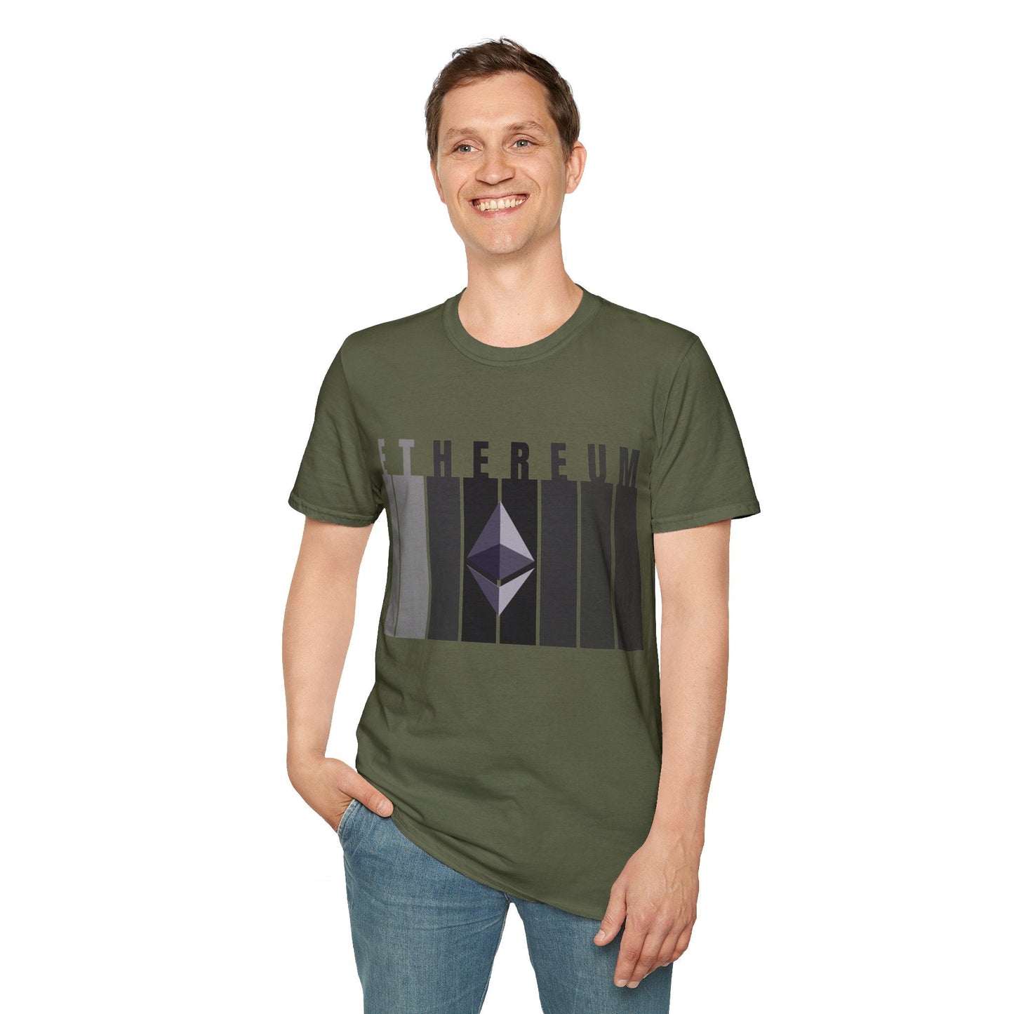 Ethereum (ETH) DKcolors Unisex T-Shirt by cypherpunkgear – cypherpunkgear.com | Cypherpunk Merch