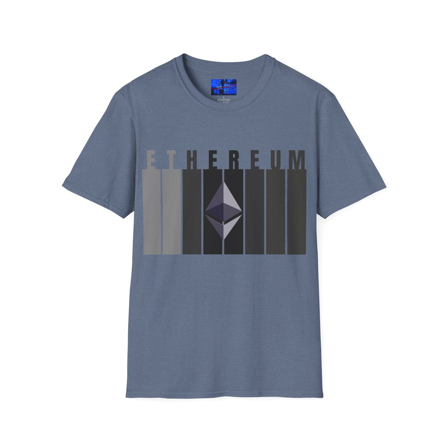 Ethereum (ETH) DKcolors Unisex T-Shirt by cypherpunkgear – cypherpunkgear.com | Cypherpunk Merch