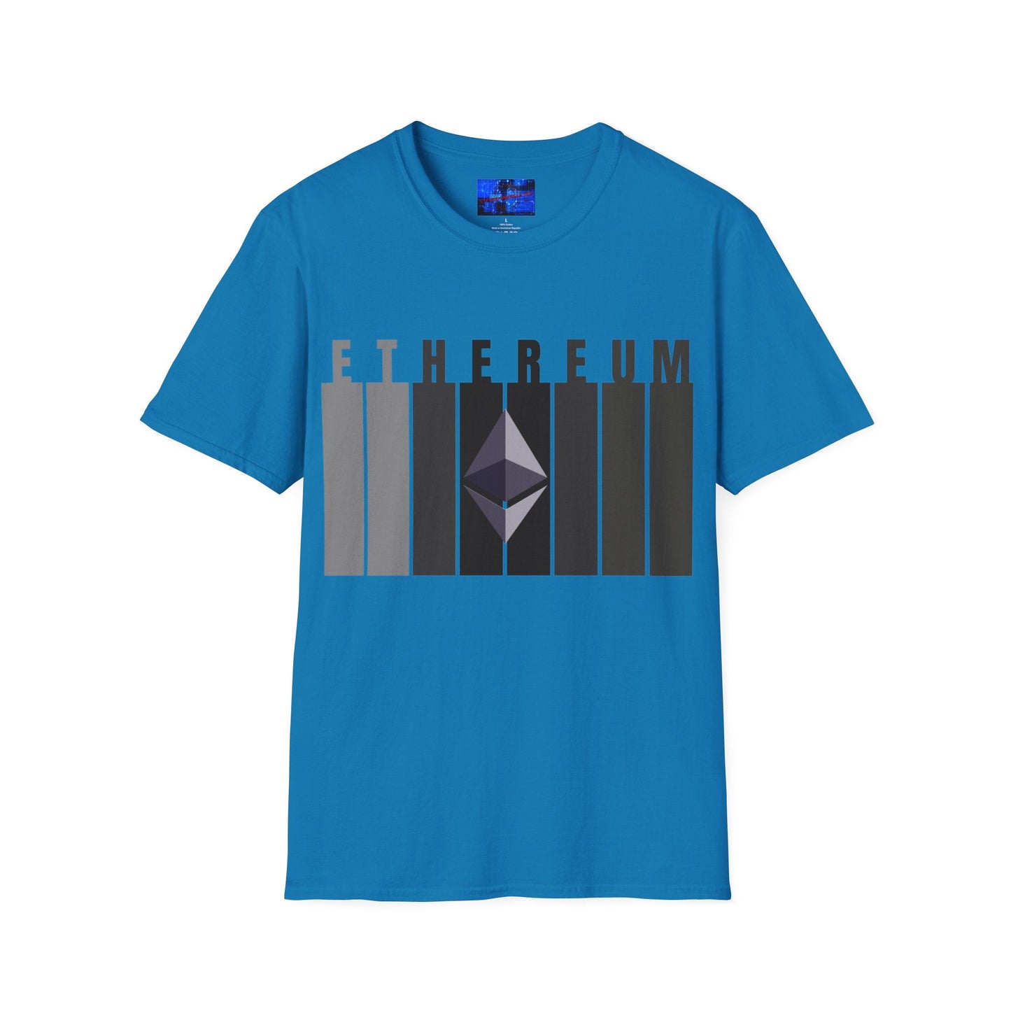 Ethereum (ETH) DKcolors Unisex T-Shirt by cypherpunkgear – cypherpunkgear.com | Cypherpunk Merch