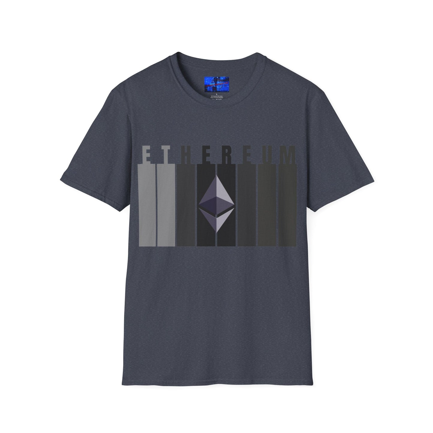 Ethereum (ETH) DKcolors Unisex T-Shirt by cypherpunkgear – cypherpunkgear.com | Cypherpunk Merch