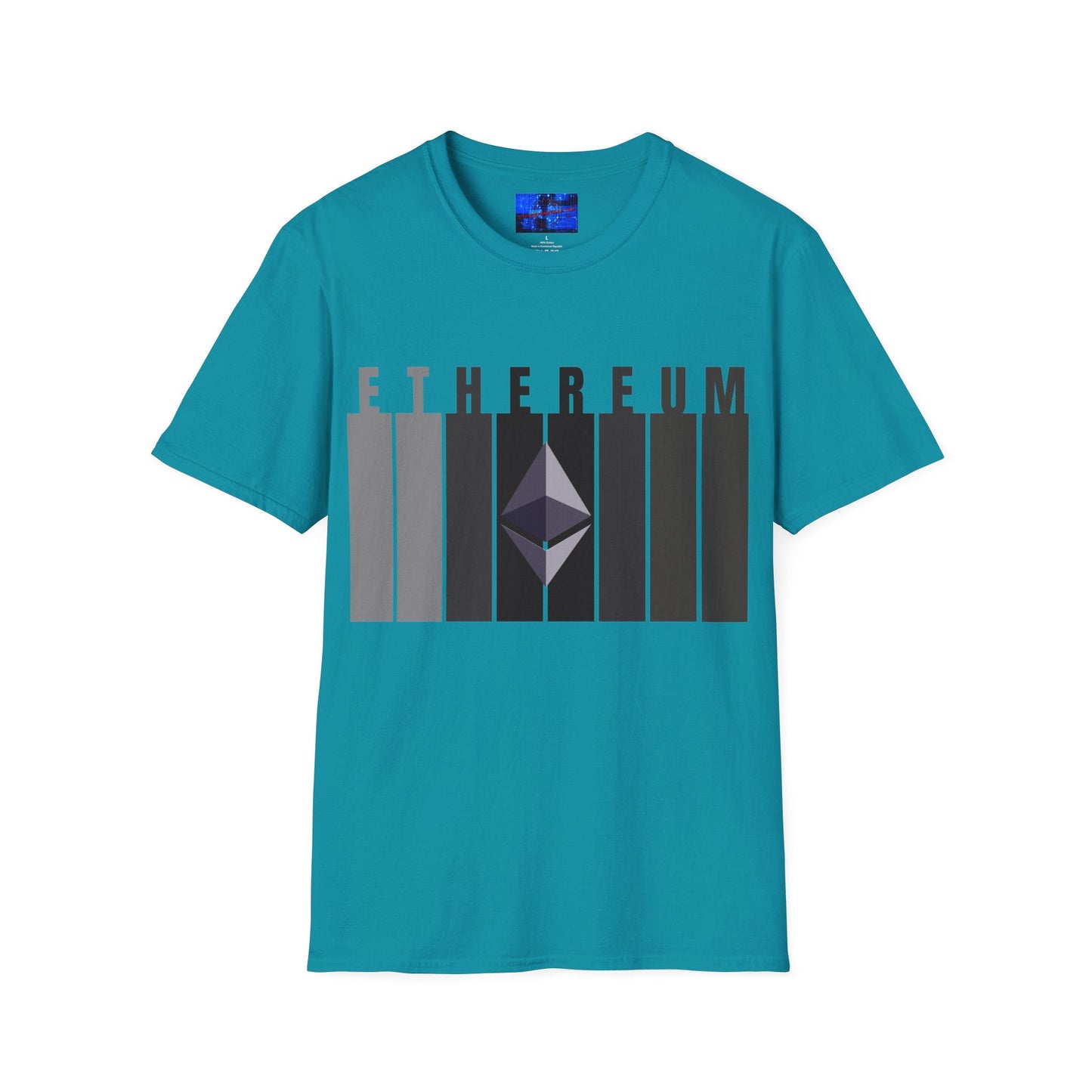 Ethereum (ETH) DKcolors Unisex T-Shirt by cypherpunkgear – cypherpunkgear.com | Cypherpunk Merch