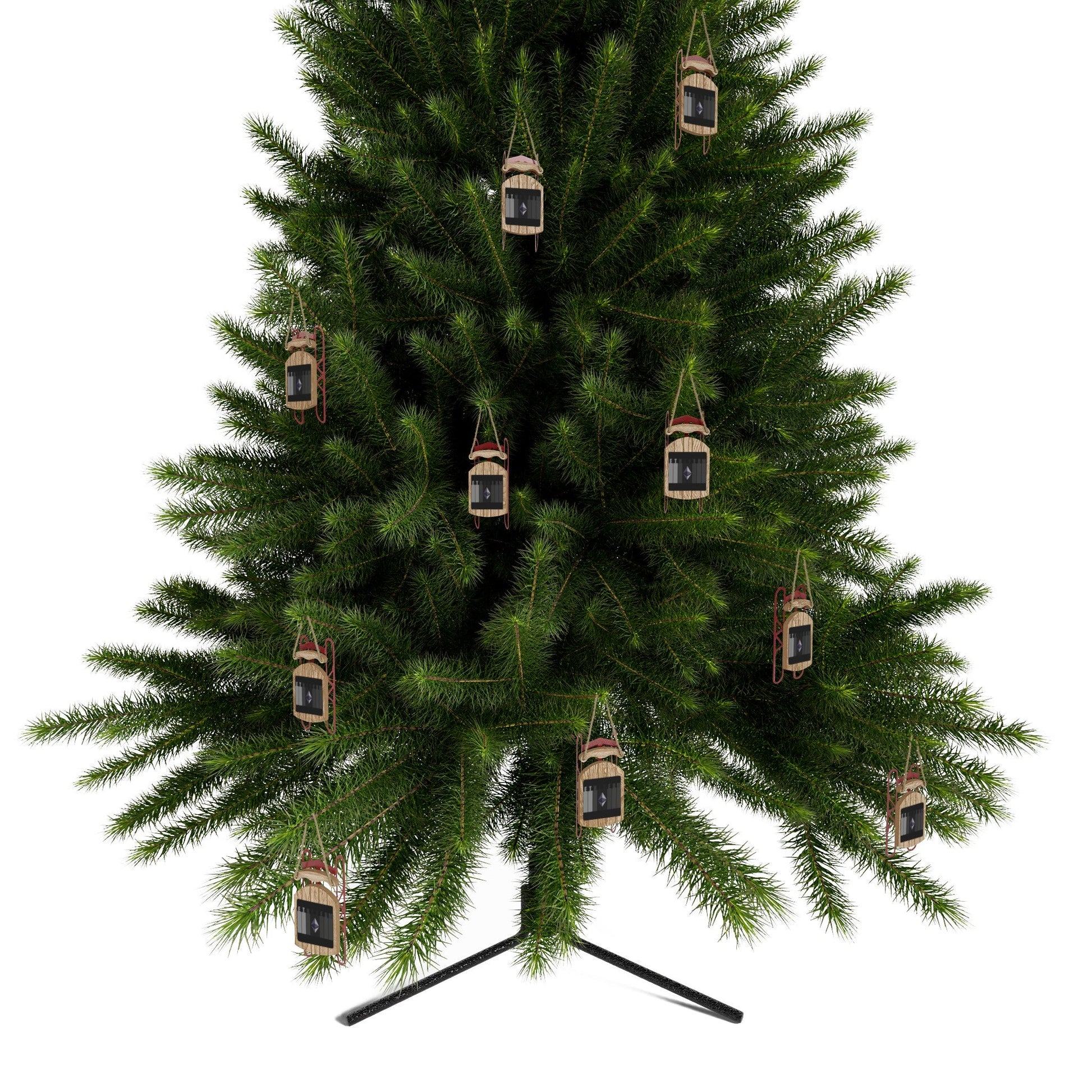 Ethereum (ETH) Sled Ornament by cypherpunkgear – cypherpunkgear.com | Cypherpunk Merch
