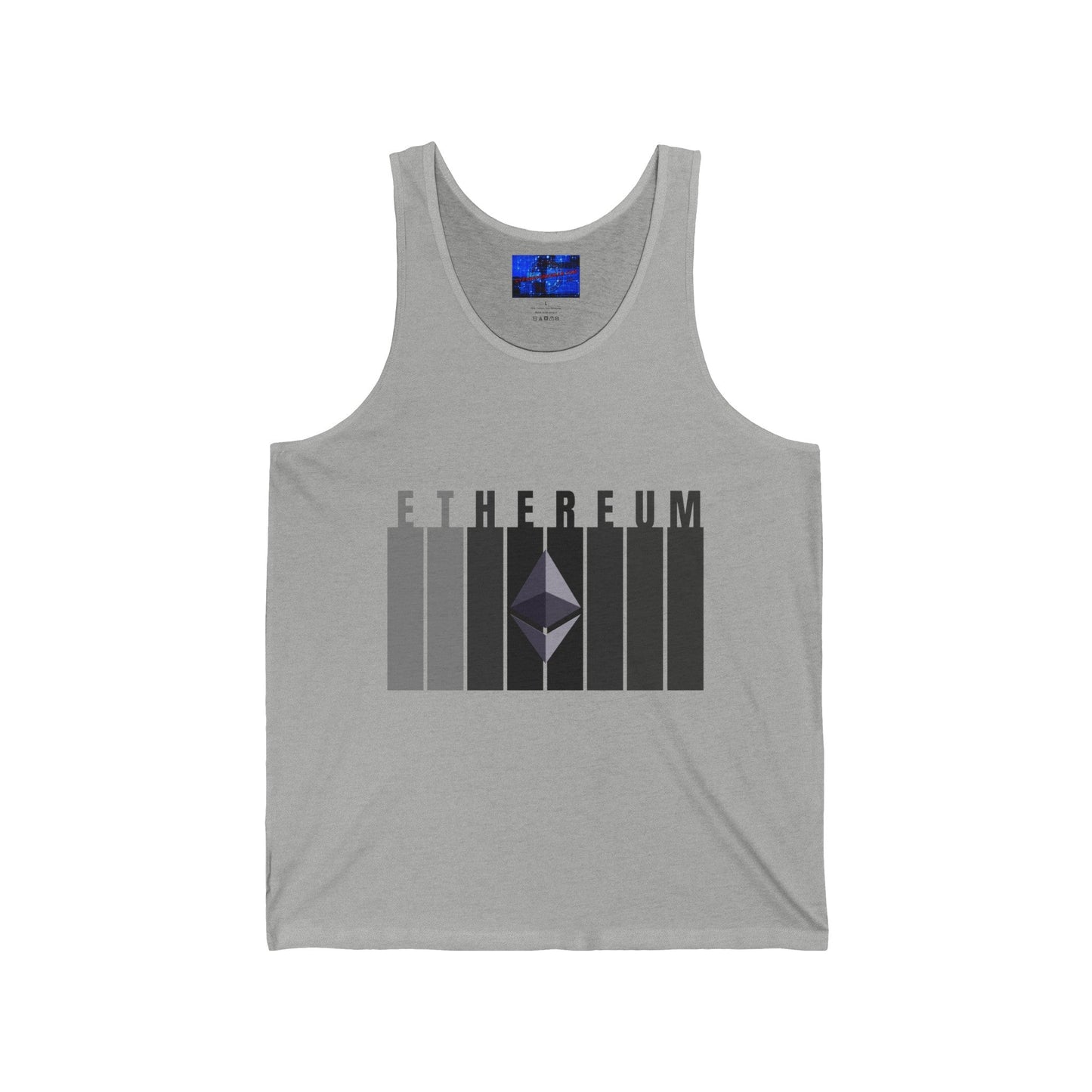Ethereum (ETH) Unisex Jersey Tank Top by cypherpunkgear – cypherpunkgear.com | Cypherpunk Merch