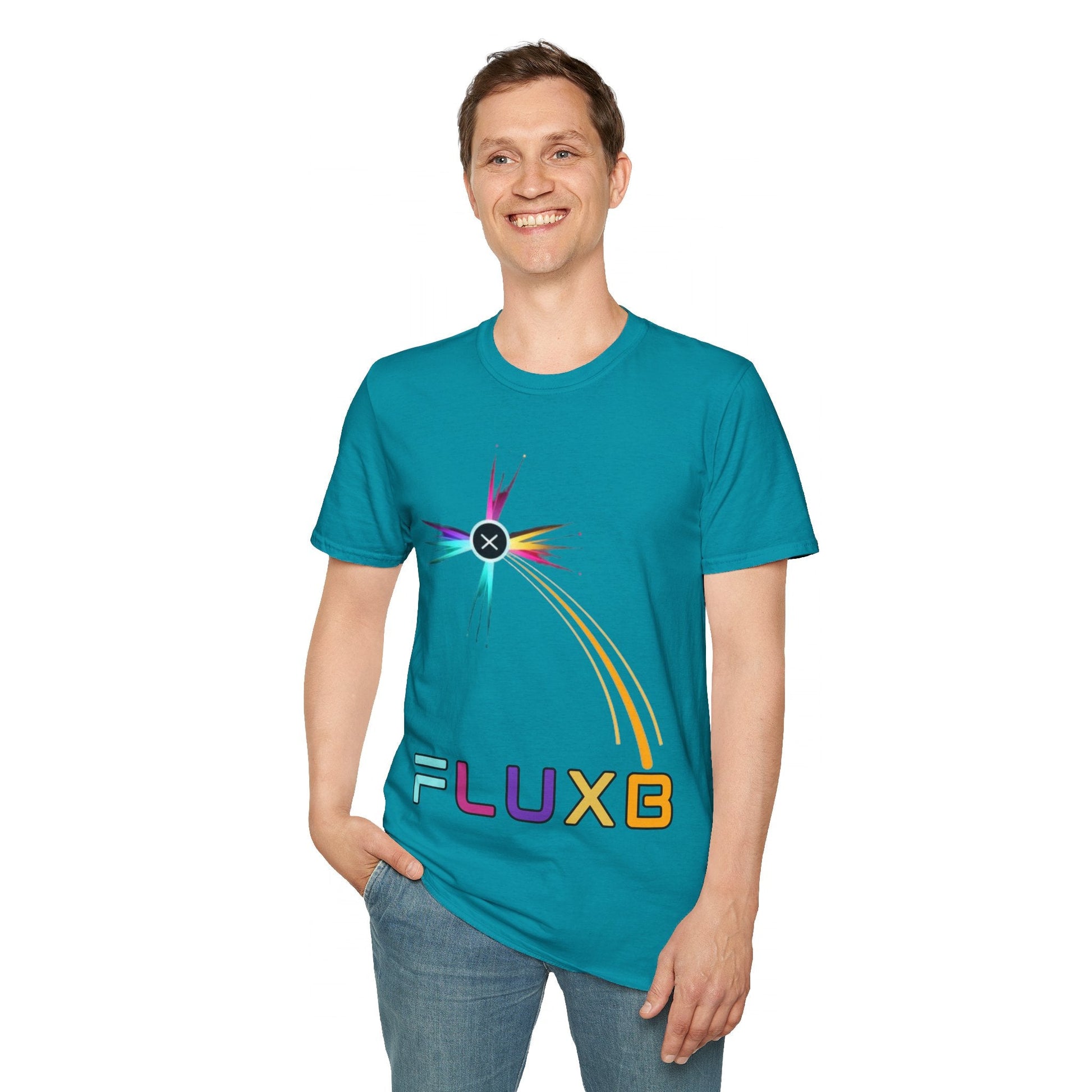 FluxBeam (FLUXB) DKcolors Unisex T-Shirt by cypherpunkgear – cypherpunkgear.com | Cypherpunk Merch