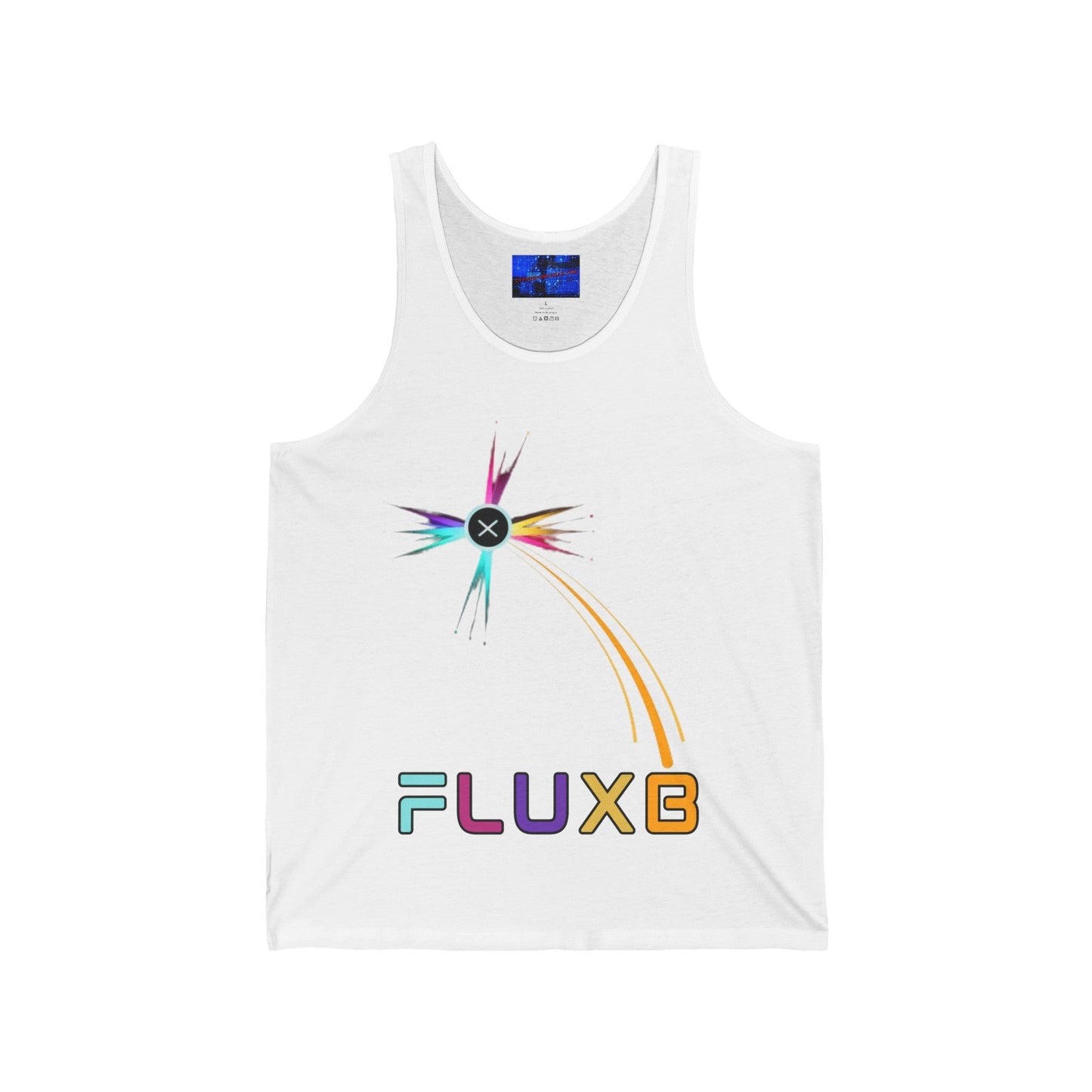 FluxBeam (FLUXB) Unisex Jersey Tank Top by cypherpunkgear – cypherpunkgear.com | Cypherpunk Merch