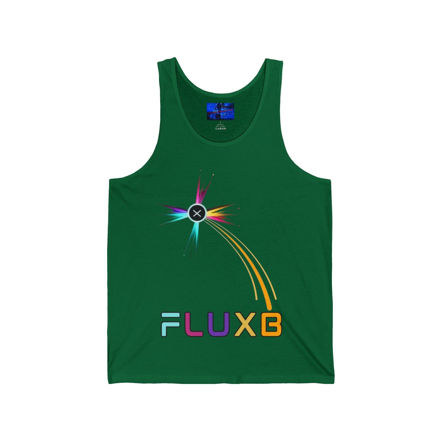 FluxBeam (FLUXB) Unisex Jersey Tank Top by cypherpunkgear – cypherpunkgear.com | Cypherpunk Merch