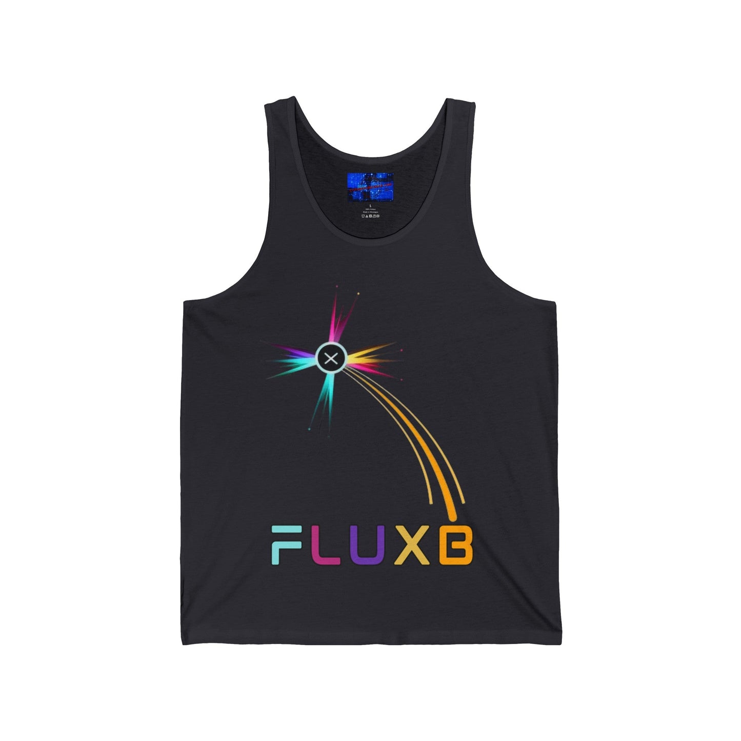 FluxBeam (FLUXB) Unisex Jersey Tank Top by cypherpunkgear – cypherpunkgear.com | Cypherpunk Merch