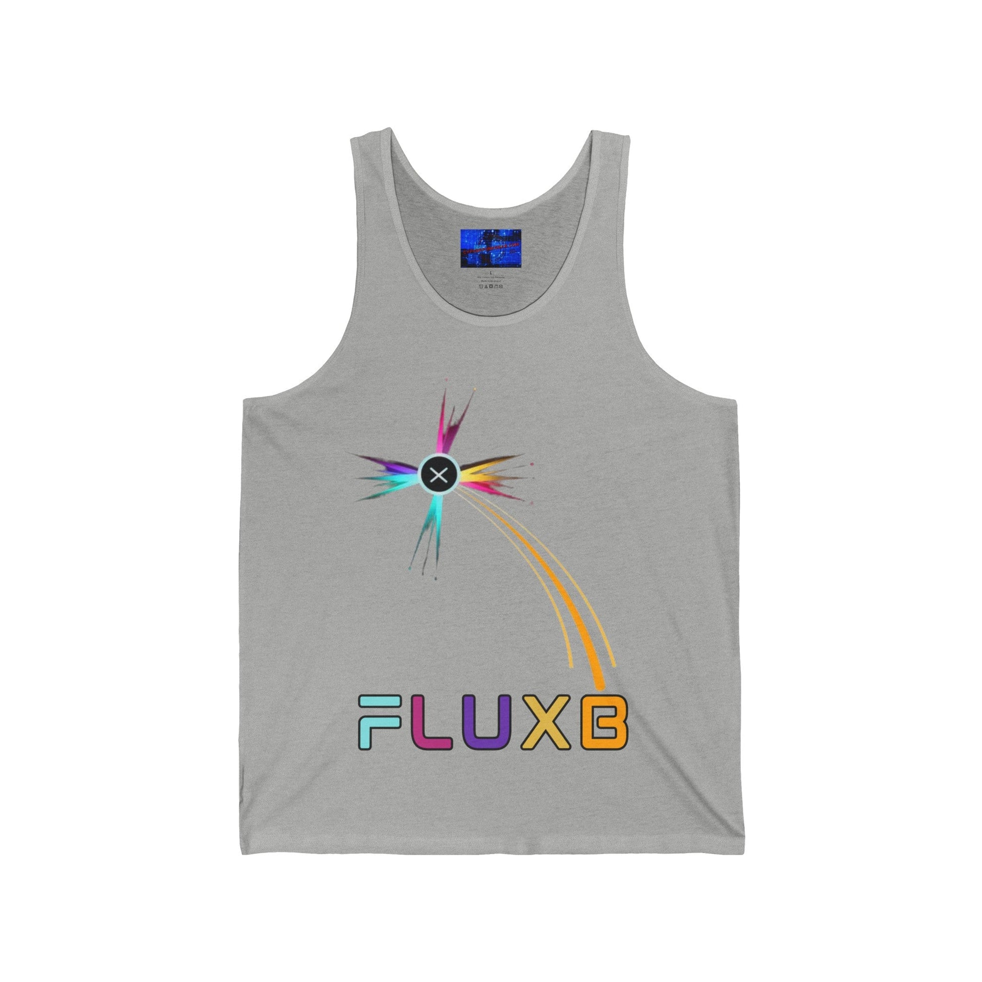 FluxBeam (FLUXB) Unisex Jersey Tank Top by cypherpunkgear – cypherpunkgear.com | Cypherpunk Merch