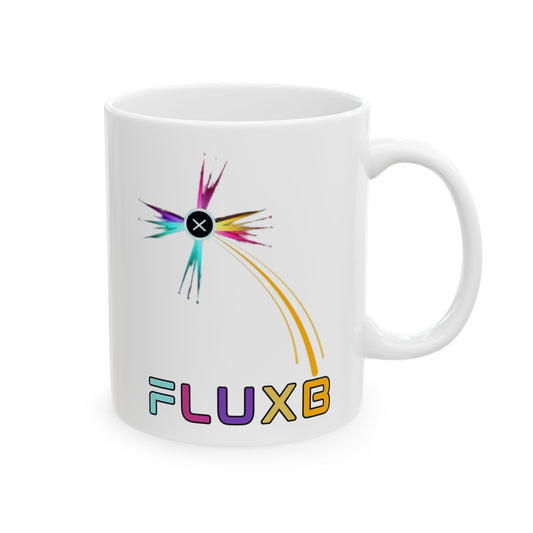 FluxBeam (FLUXB) White Mug by cypherpunkgear – cypherpunkgear.com | Cypherpunk Merch