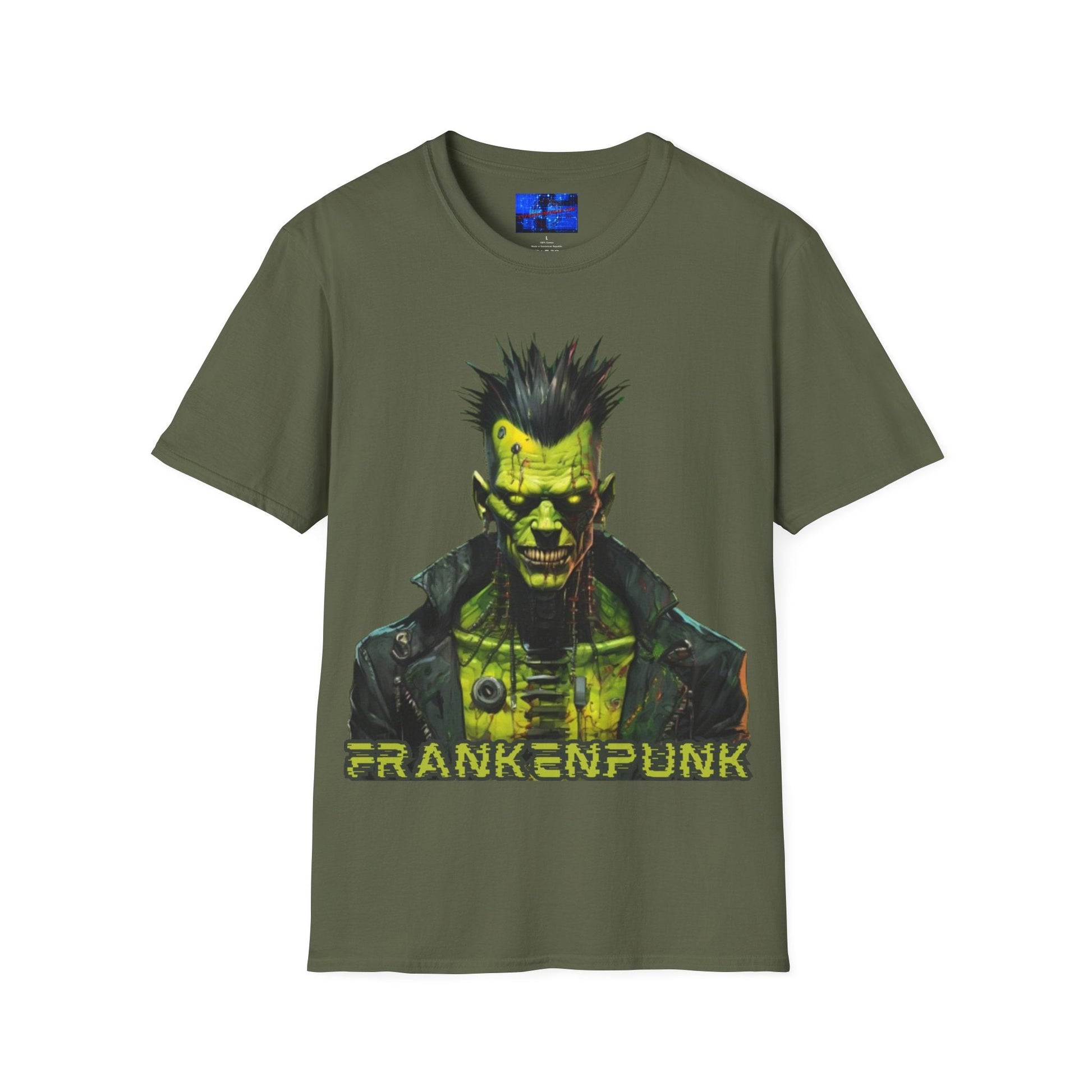 Frankenpunk w/logo Unisex T-Shirt by cypherpunkgear – cypherpunkgear.com | Cypherpunk Merch