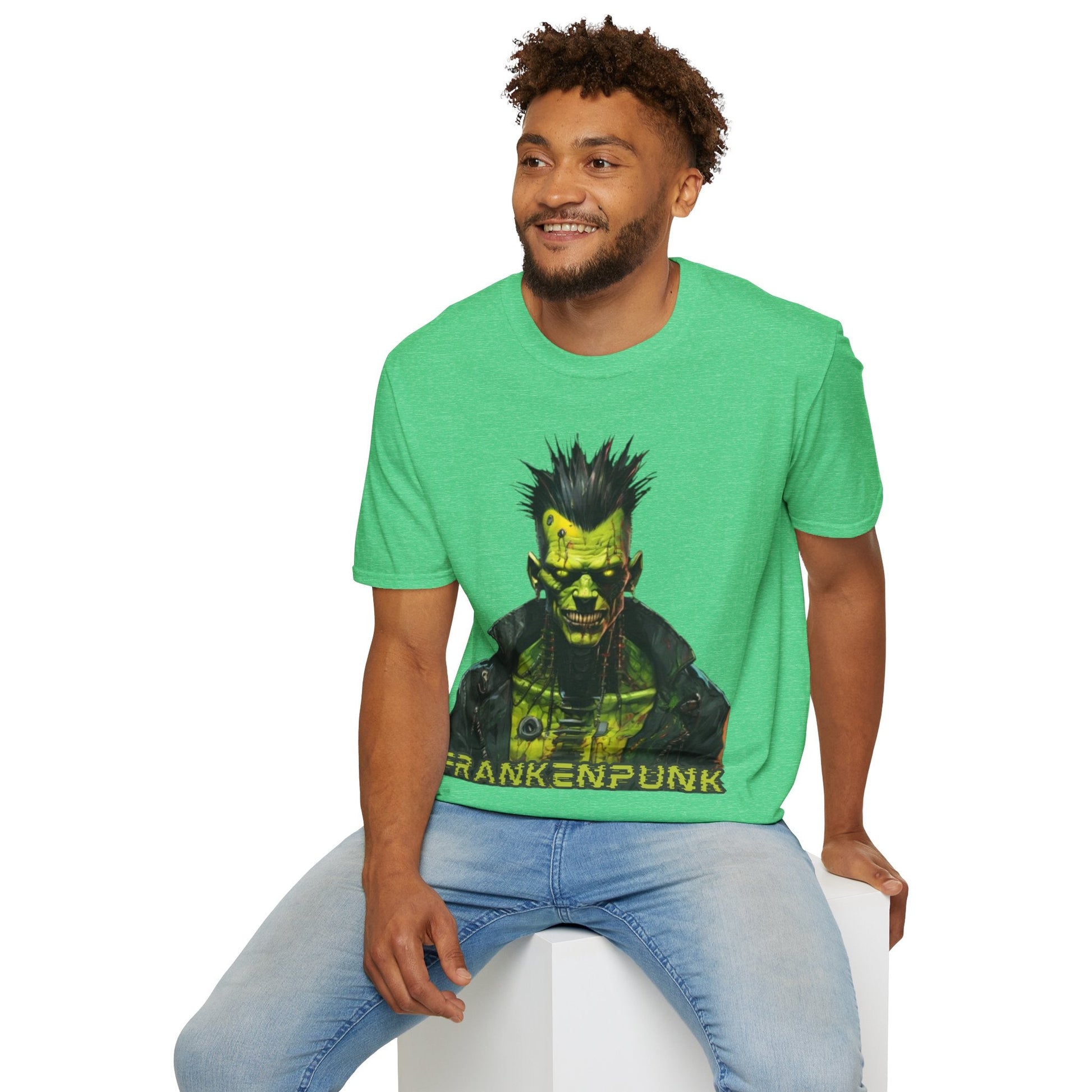 Frankenpunk w/logo Unisex T-Shirt by cypherpunkgear – cypherpunkgear.com | Cypherpunk Merch