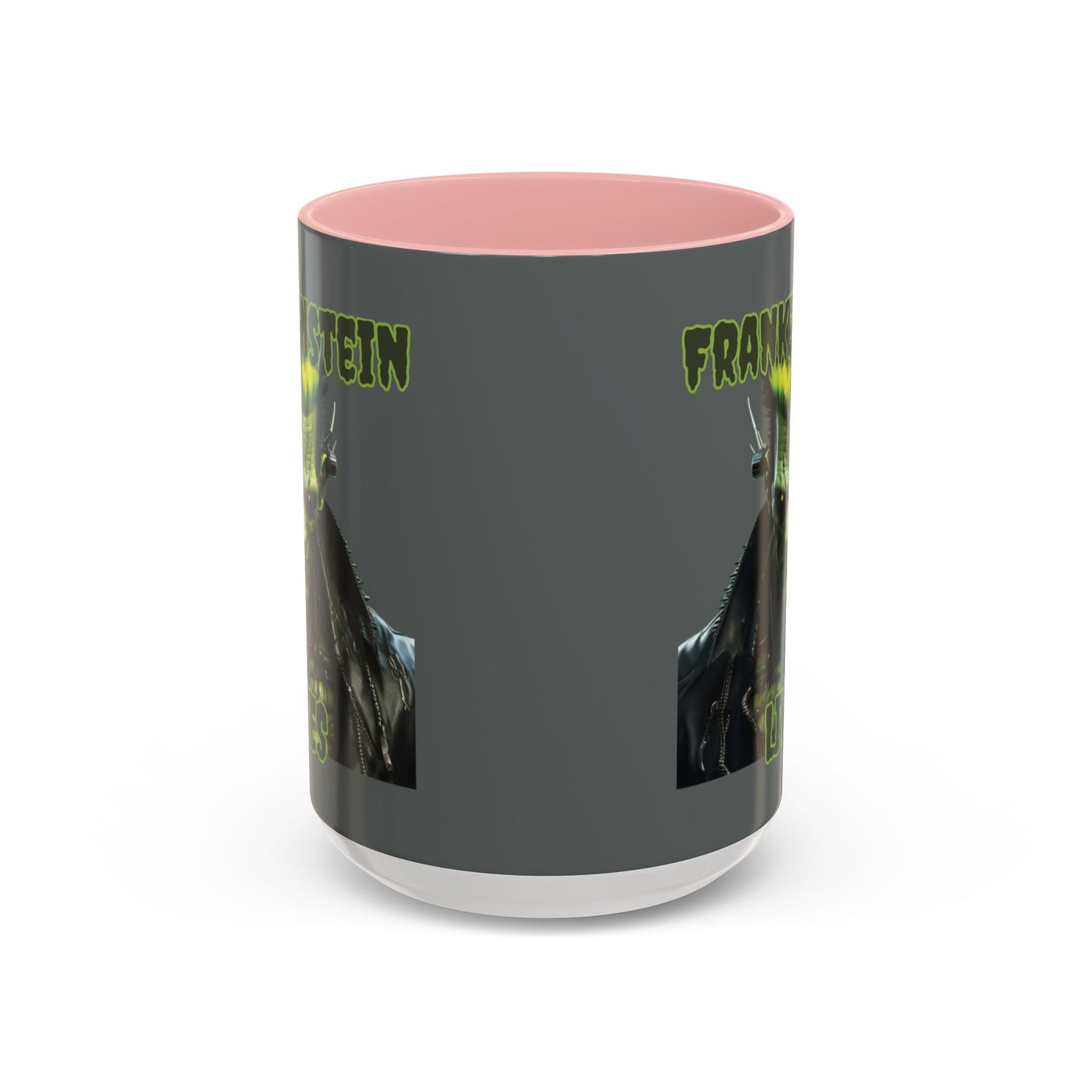 Frankenstein Lives Accent Mug by cypherpunkgear – cypherpunkgear.com | Cypherpunk Merch