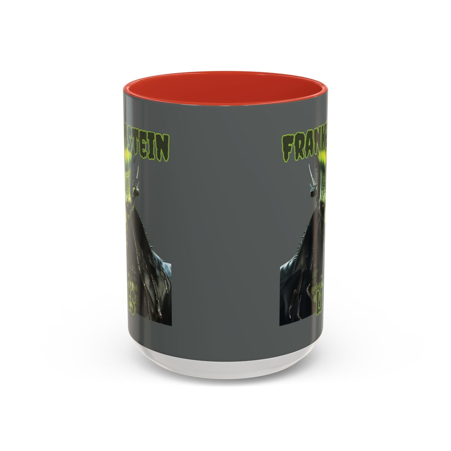 Frankenstein Lives Accent Mug by cypherpunkgear – cypherpunkgear.com | Cypherpunk Merch