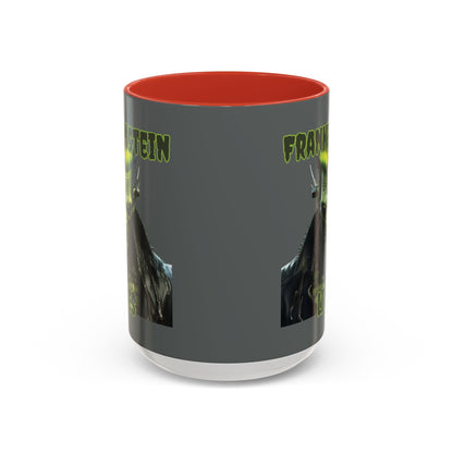 Frankenstein Lives Accent Mug by cypherpunkgear – cypherpunkgear.com | Cypherpunk Merch