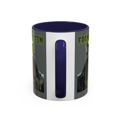 Frankenstein Lives Accent Mug by cypherpunkgear – cypherpunkgear.com | Cypherpunk Merch