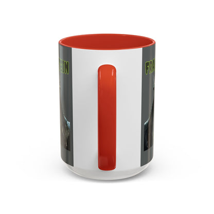 Frankenstein Lives Accent Mug by cypherpunkgear – cypherpunkgear.com | Cypherpunk Merch
