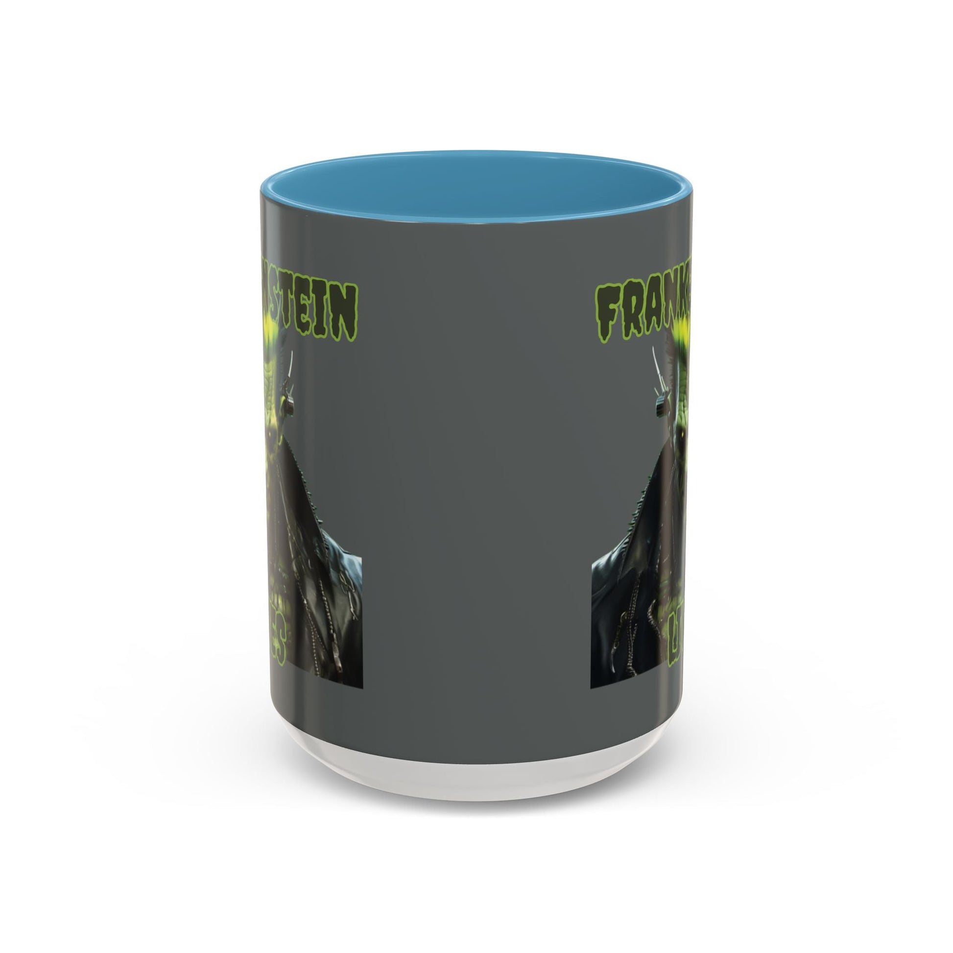Frankenstein Lives Accent Mug by cypherpunkgear – cypherpunkgear.com | Cypherpunk Merch